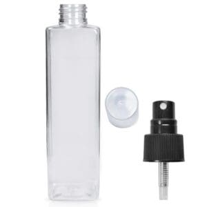 250ml Square Plastic Spray Bottle