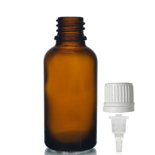 30ml Amber Dropper Bottle With Dropper Cap