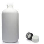 250ml White HDPE Plastic Bottle & Screw Cap