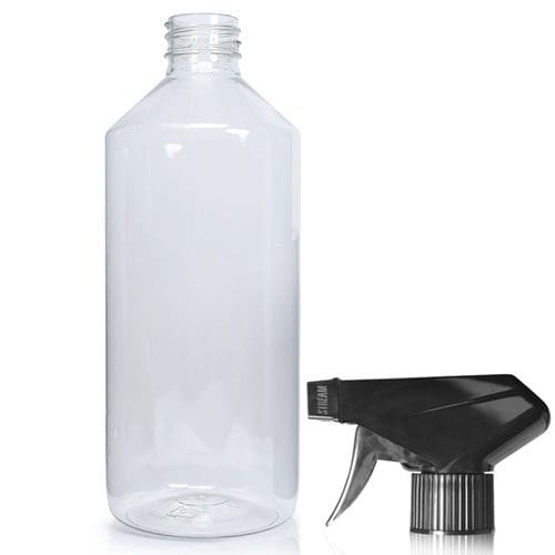 Clear 500ml Clear Plastic Trigger Bottle