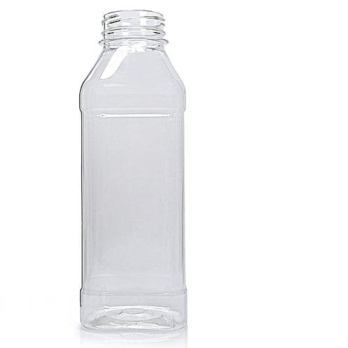 500ml Square PET Plastic Juice Bottle