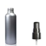 50ml Silver Bottle with blk lotion