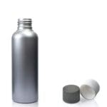 50ml Silver Bottle with screw caps