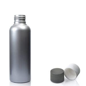 50ml Silver Bottle with screw caps