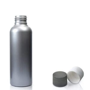 50ml Silver Bottle with screw caps