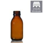 100ml Amber Glass Sirop Bottle bulk