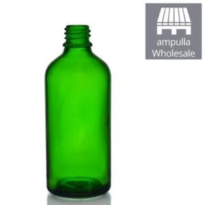 100ml Green Glass Dropper Bottle bulk