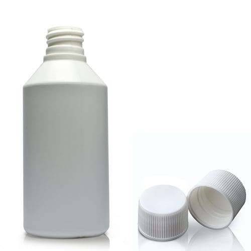 100ml white bottle with wht