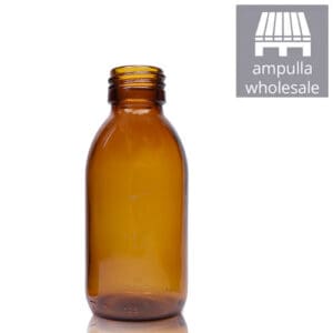 125ml Amber Glass Sirop Bottles Wholesale