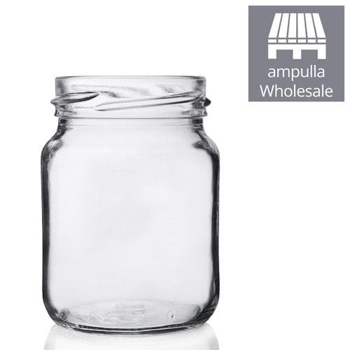 150ml E Clear Glass Jar bulk