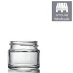 15ml Clear Glass Ointment Jar bulk