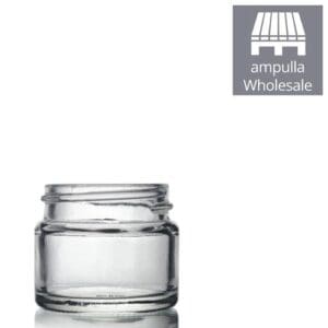 15ml Clear Glass Ointment Jar bulk