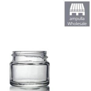 15ml Clear Glass Ointment Jar bulk