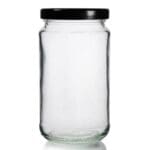 16oz Pickle Jar w Black Lid