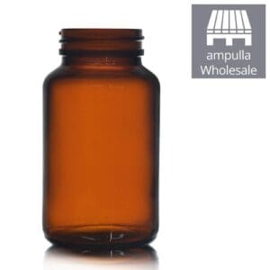 250ml Amber Glass Pharmapac Jars Wholesale