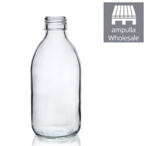 250ml Clear Glass Sirop Bottle bulk