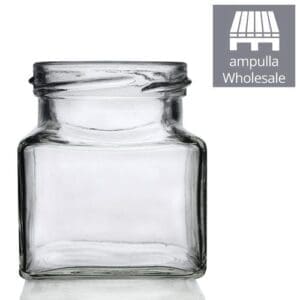 282ml Square Glass Jar bulk