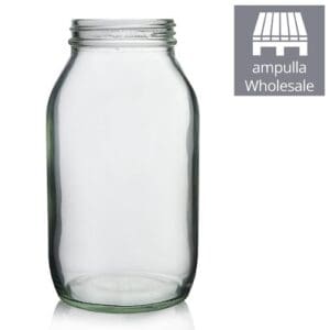 500ml Clear Pharmapac Jar bulk