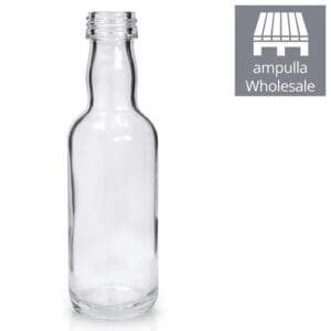 50ml Clear Glass Vodka Bottle bulk