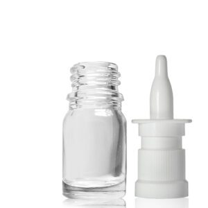 5ml Clear Glass Dropper Bottle & Nasal Spray