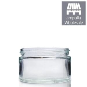 200ml Clear Glass Cuban Jars Wholesale