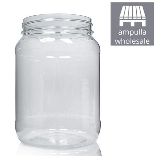 1.5 Litre Clear PET Plastic Jar bulk