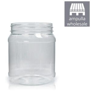 1000ml Clear Plastic Jar bulk