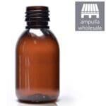 100ml Amber PET Sirop Bottle bulk