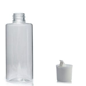 100ml Clear PET bottle with nozzle