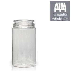 100ml Clear Plastic Pill Jar BULK