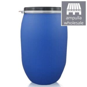 120L Blue open top keg bulk