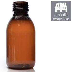 125ml Amber PET Sirop Bottle bulk
