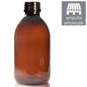 250ml Amber PET Sirop Bottle bulk