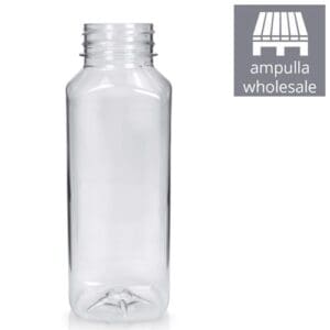 330ml Square Plastic Juice Bottle BULK