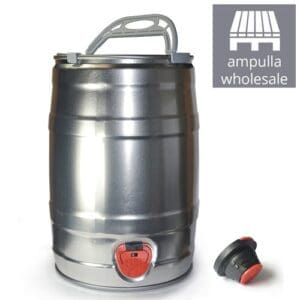 5 Litre Mini Beer Keg With Bung BULK