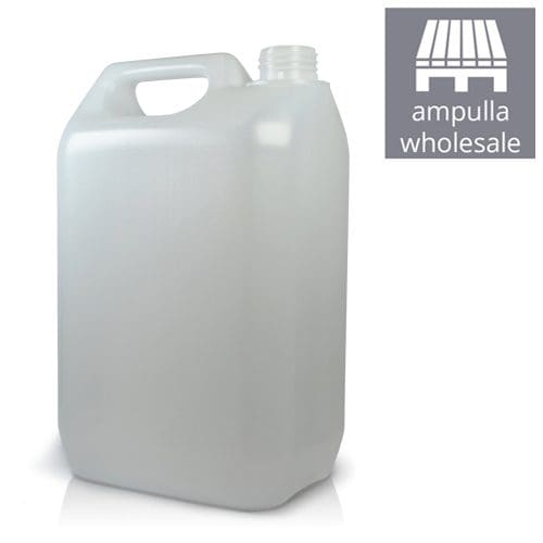 5 Litre Natural Plastic Jerry Can bulk