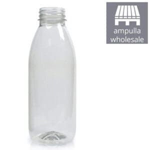 500ml Classic Clear RPET Juice Bottle Bulk