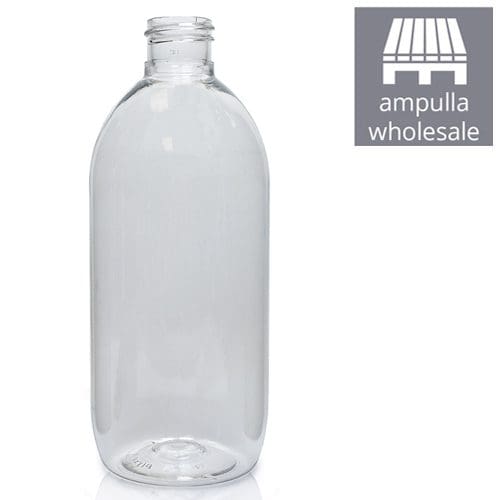 500ml Clear PET Olive Bottle bulk