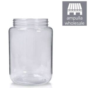 500ml PVC Clear Screw Top Jar bulk