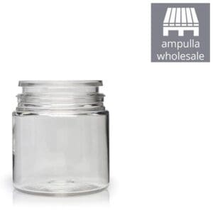50ml Clear Plastic Pill Jar bulk