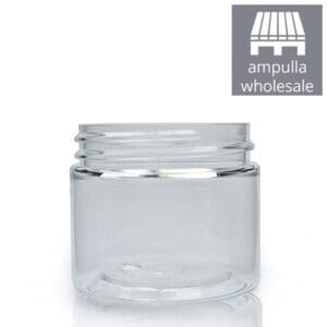 50ml Cylindrical Plastic Jar (48mm Neck) bulk