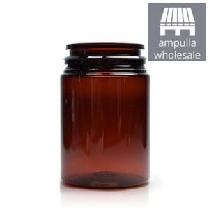 75ml Amber Plastic Pill Jar Bulk