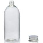 1000ml rpet clear Sirop bottle W ac