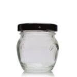 100ml Clear Glass Orcio Jar With Lid