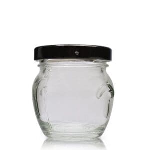 100ml Clear Glass Orcio Jar With Lid