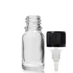10ml Clear Glass Dropper Bottle With CRC Dropper Cap