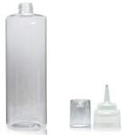 500ml Clear PET Plastic Tubular Bottle new spout