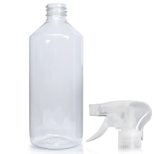 Clear 500ml Clear Plastic Trigger Bottle