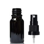 10ml Black dropper bottle black spray