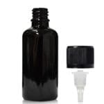 50ml black dropper bottle with crc